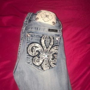 Size 25 bootcut Miss Me jeans